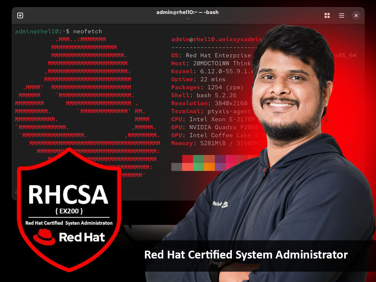 RHCSA EX200v10  Red Hat Certified System Administrator
