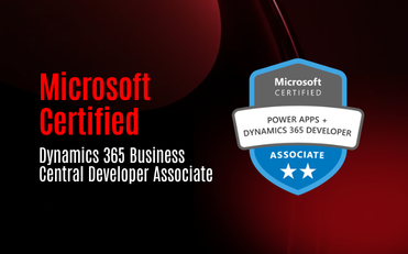 Microsoft Certified: Dynamics 365 Business Central Developer Associate