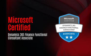 Microsoft Certified: Dynamics 365 Finance Functional Consultant Associate
