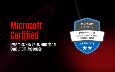 Microsoft Certified: Dynamics 365 Sales Functional Consultant Associate